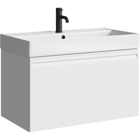 AQWELLA Pure подвесная тумба под умывальник 81 см, цвет белый матовый